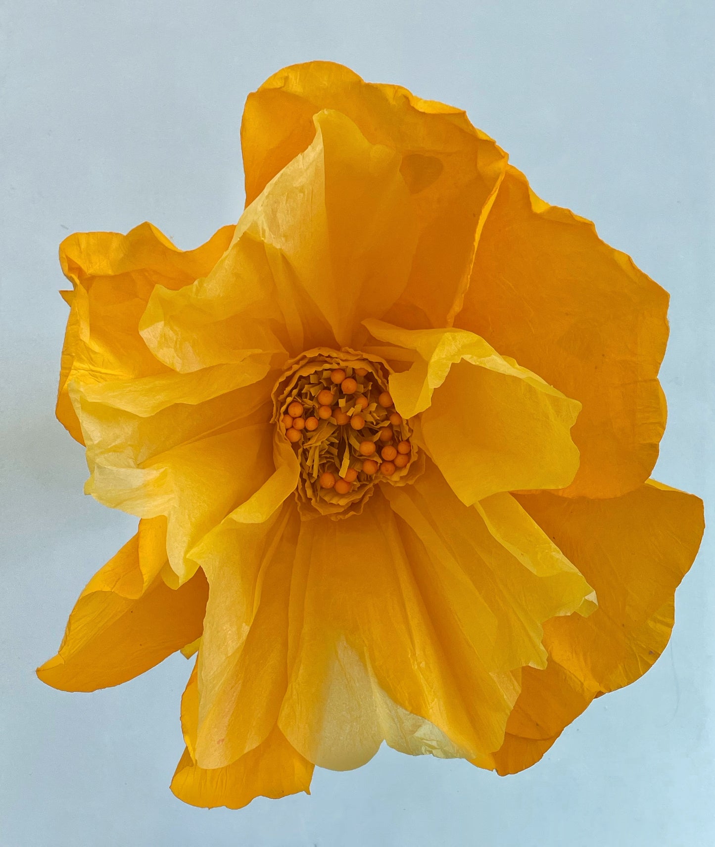 Paper Flower XL in Yellow