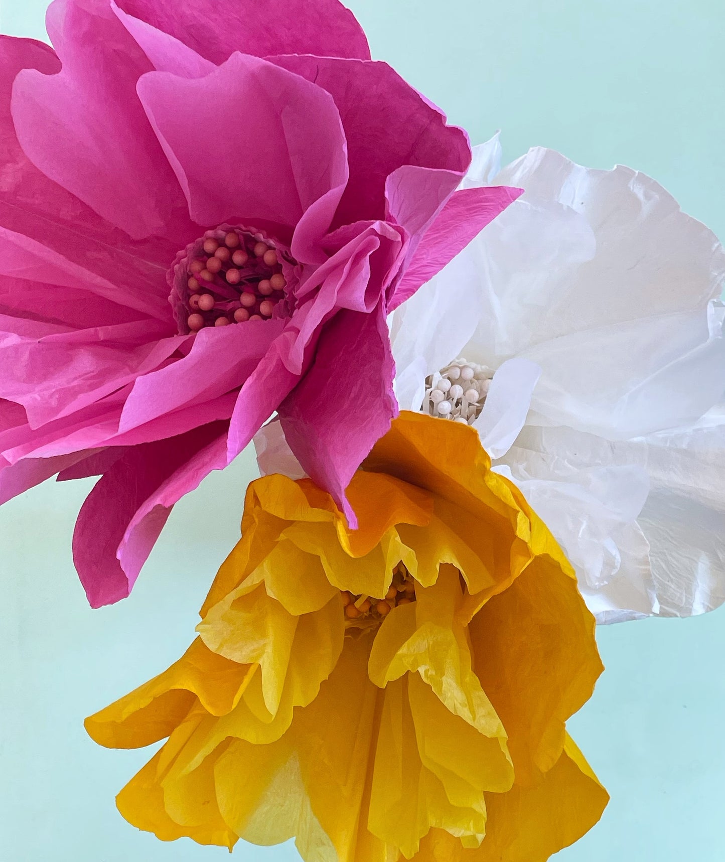 Paper Flower XL in Yellow