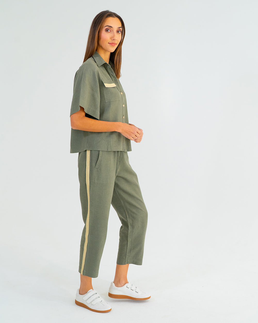 Isabel Shirt in Khaki