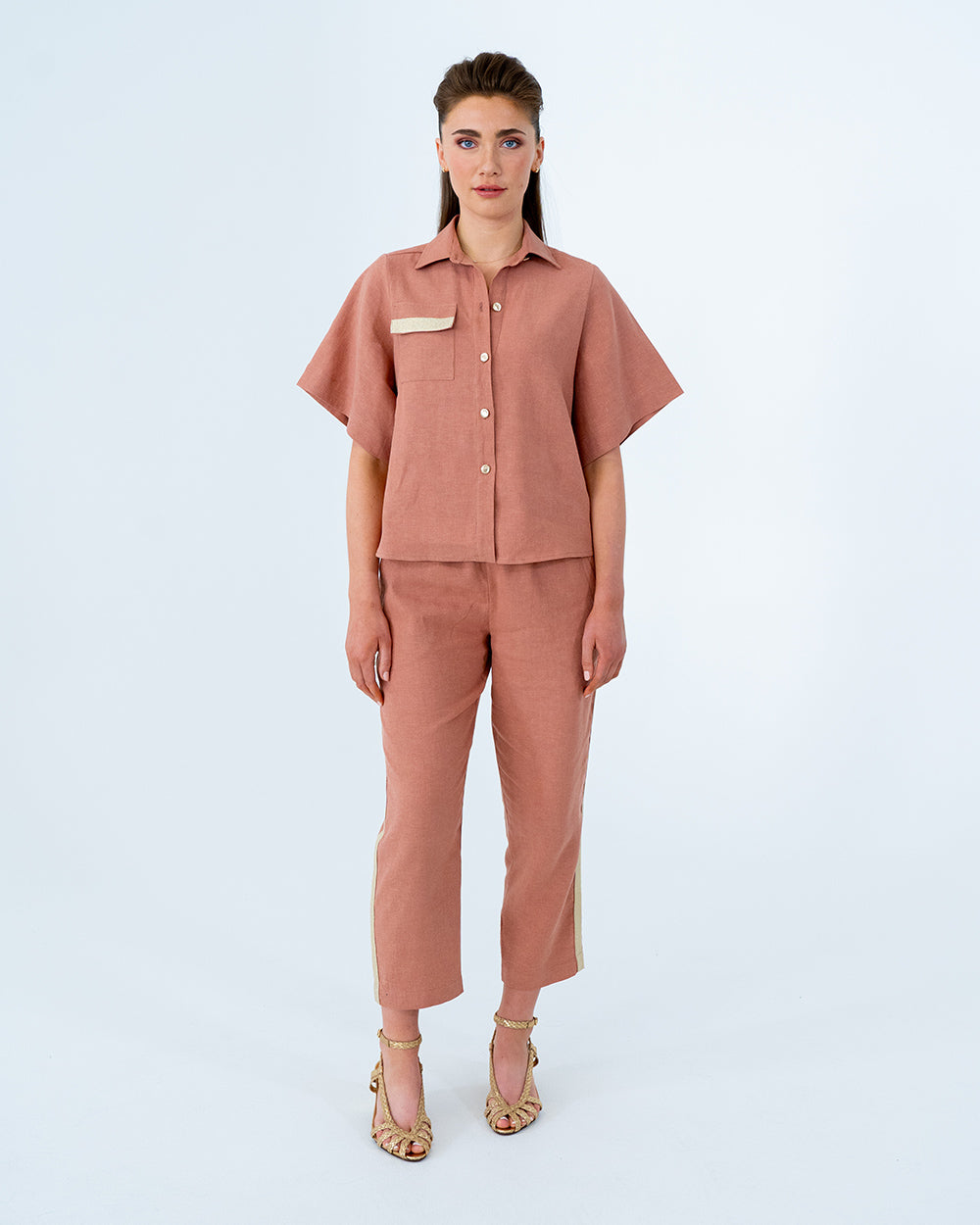 Isabel Shirt in Terracotta