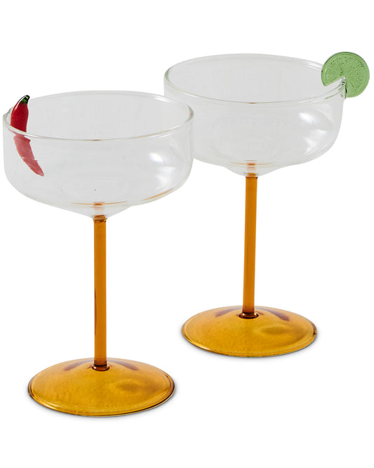 Amigo Margarita Glasses 2 Piece Set