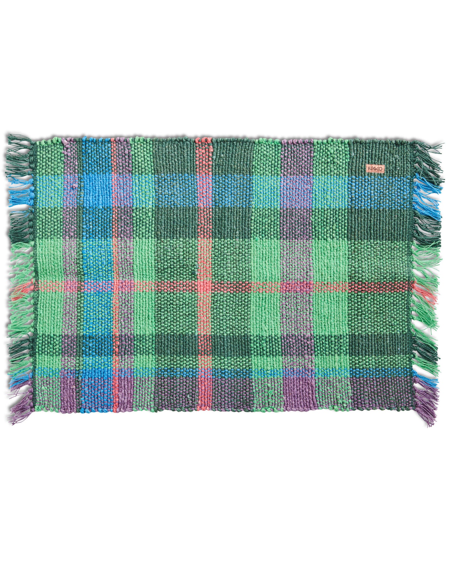 Jewel of the Nile Tartan Jute Floor Mat