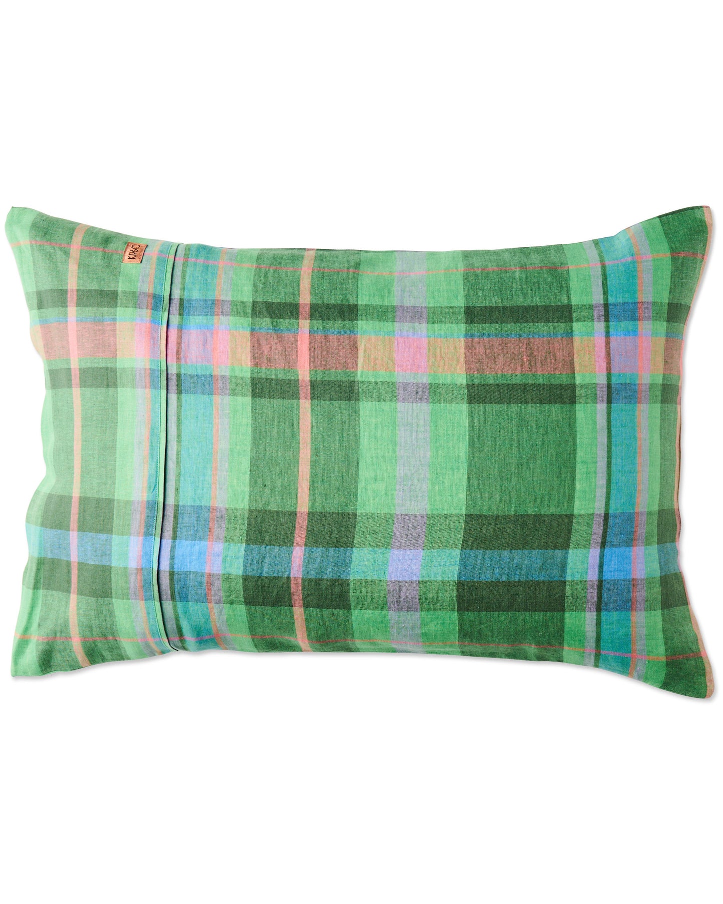 Jewel of the Nile Tartan Linen Pillowcases 2 Piece Set