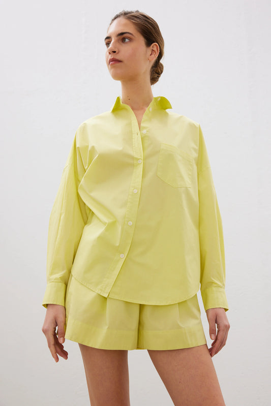 The Chiara Shirt in Neon Lime