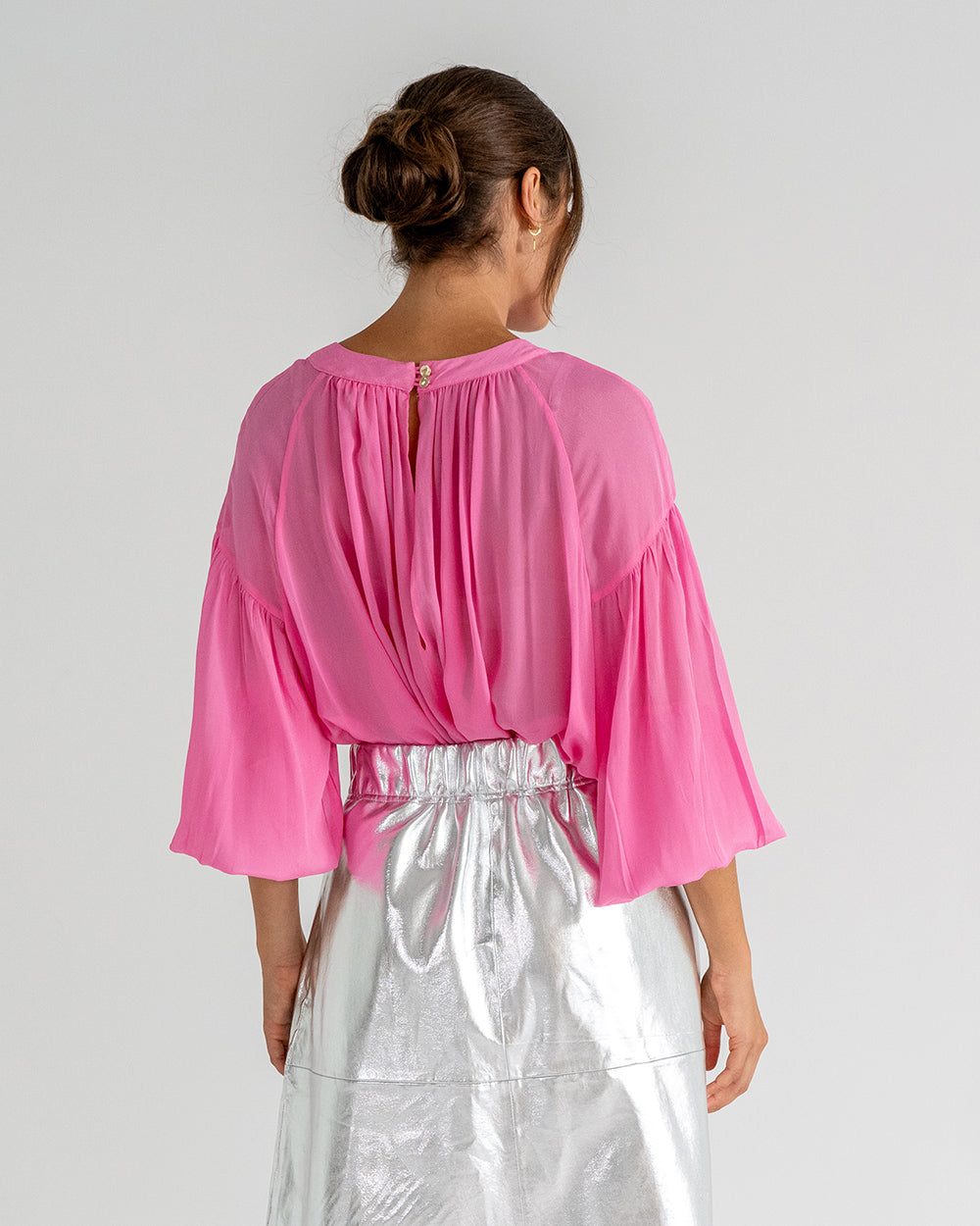 Laurent Blouse in Orchid Pink