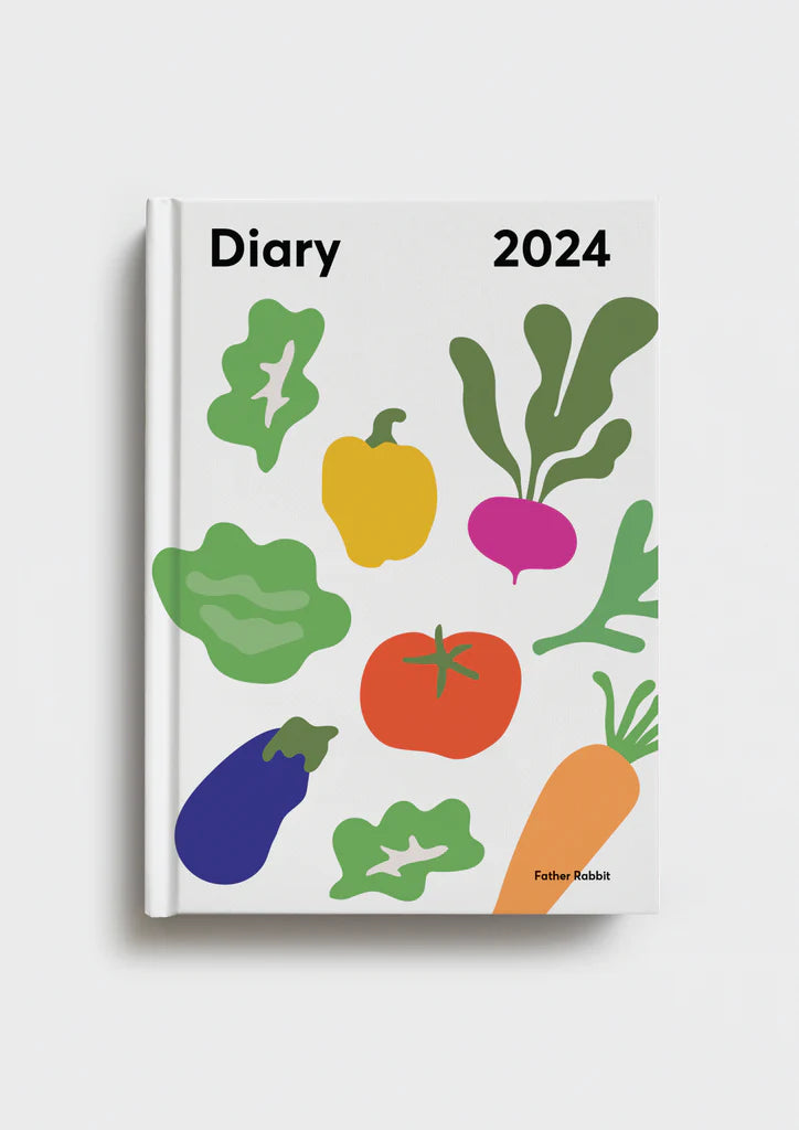 Vegetable 2024 Diary - Week to a Page