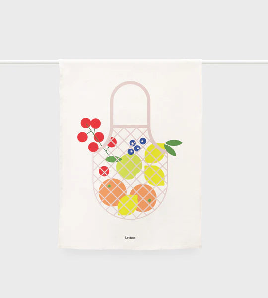 Market Bag Tea Towel