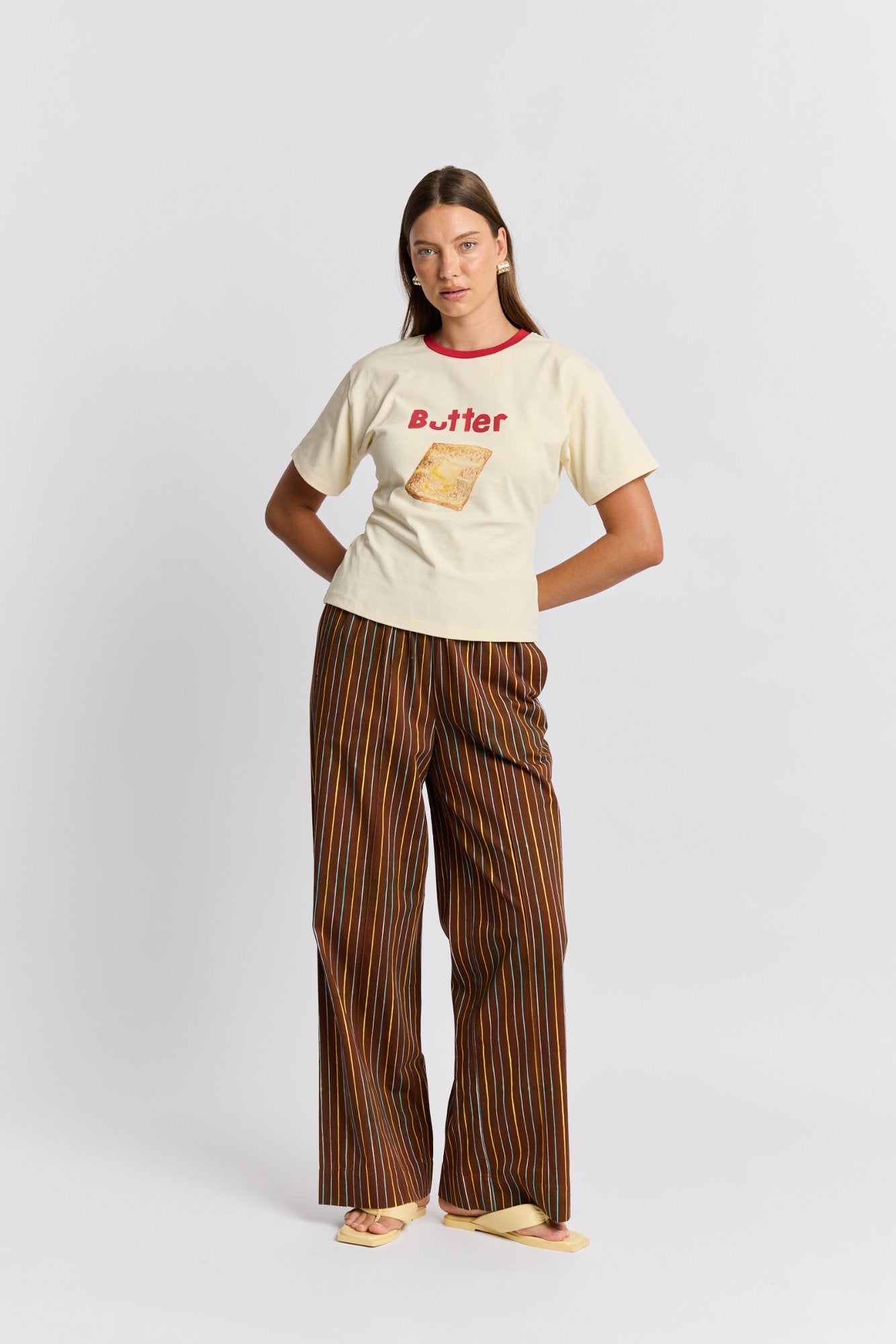 Butter On Toast Fitted Tee