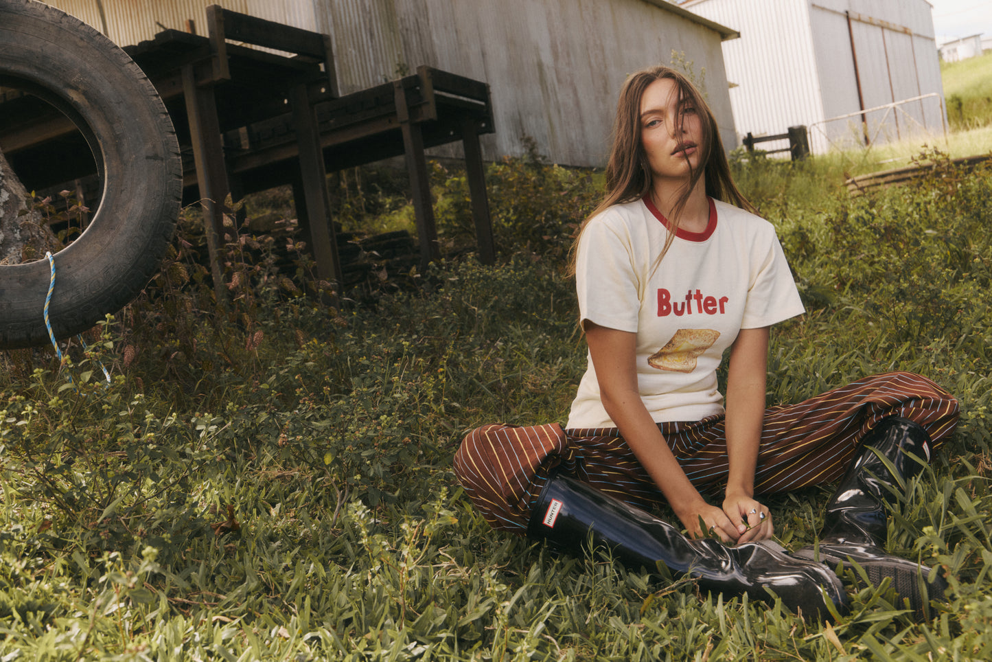 Butter On Toast Fitted Tee