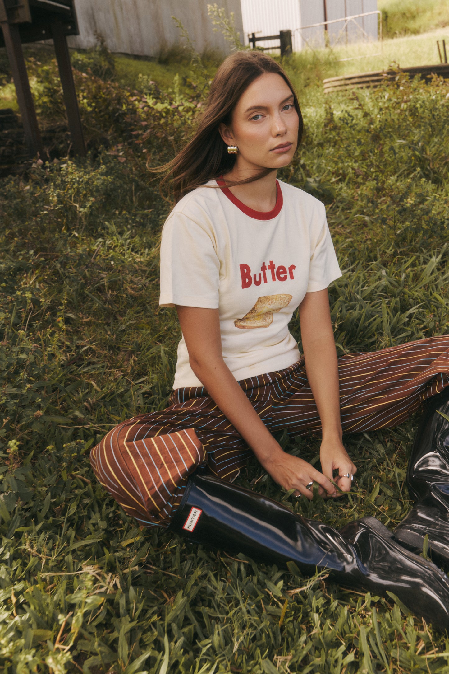 Butter On Toast Fitted Tee