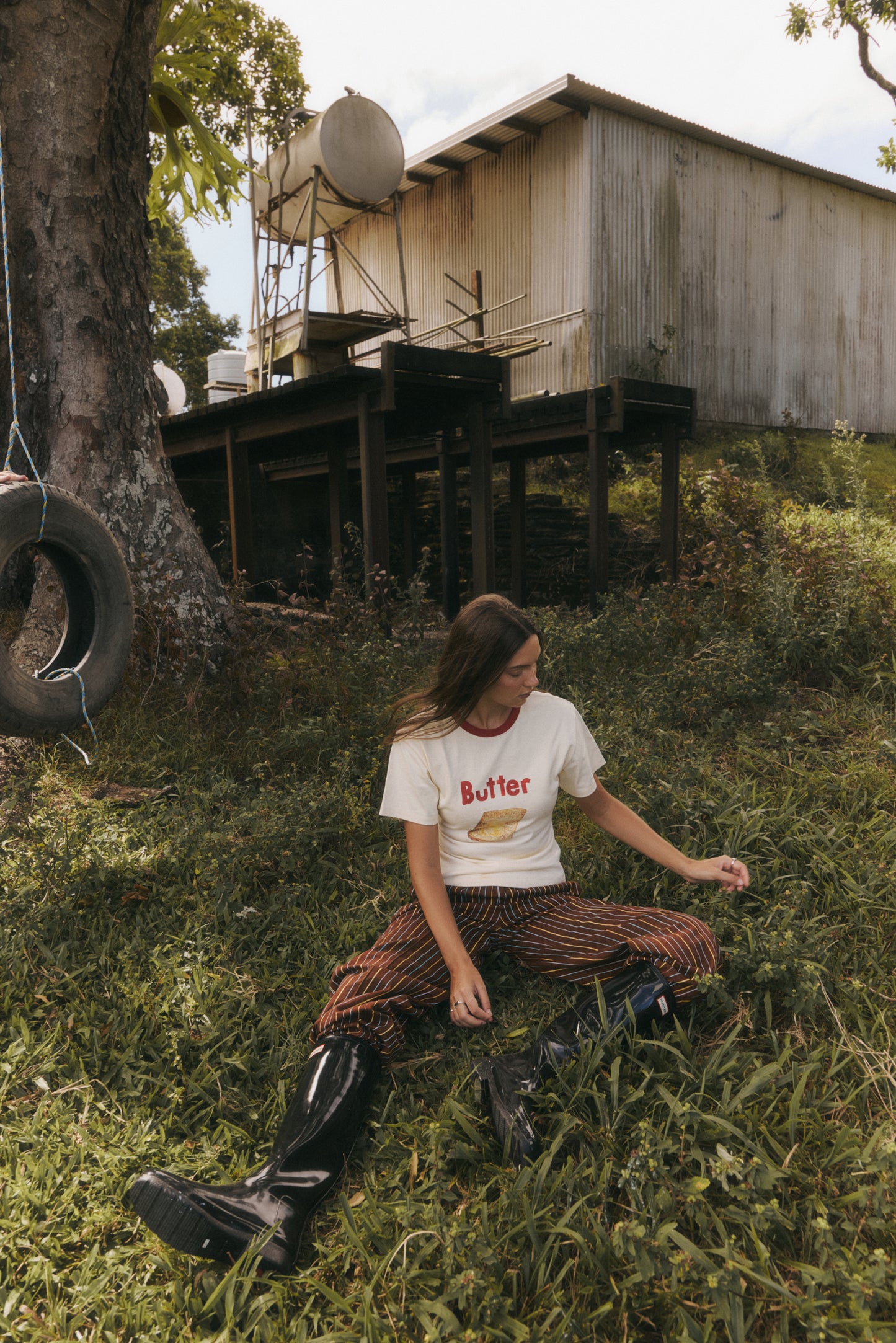 Butter On Toast Fitted Tee