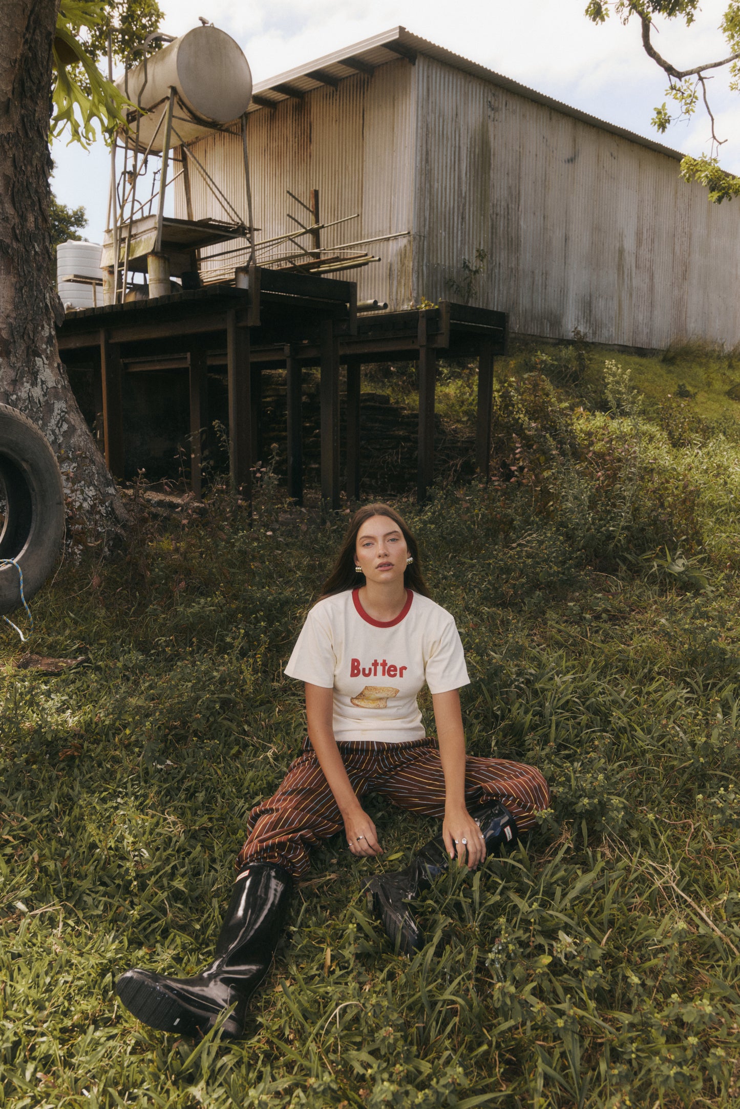 Butter On Toast Fitted Tee