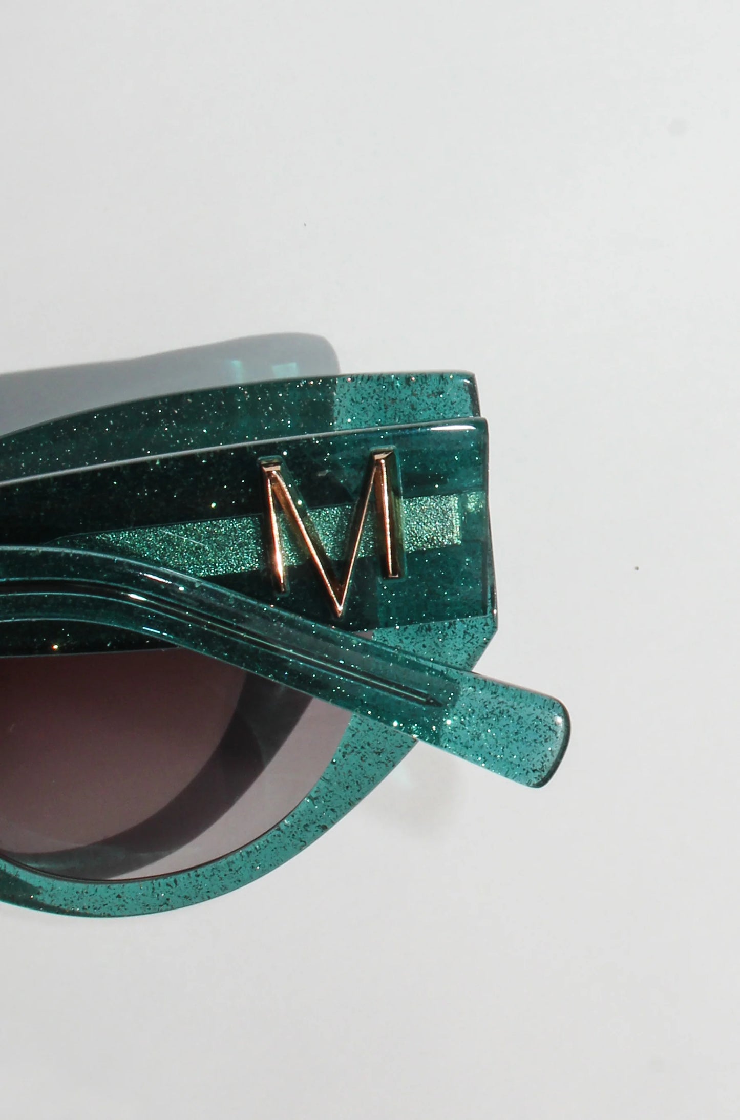 Palace Almond-shaped sunglasses in Shimmer Green