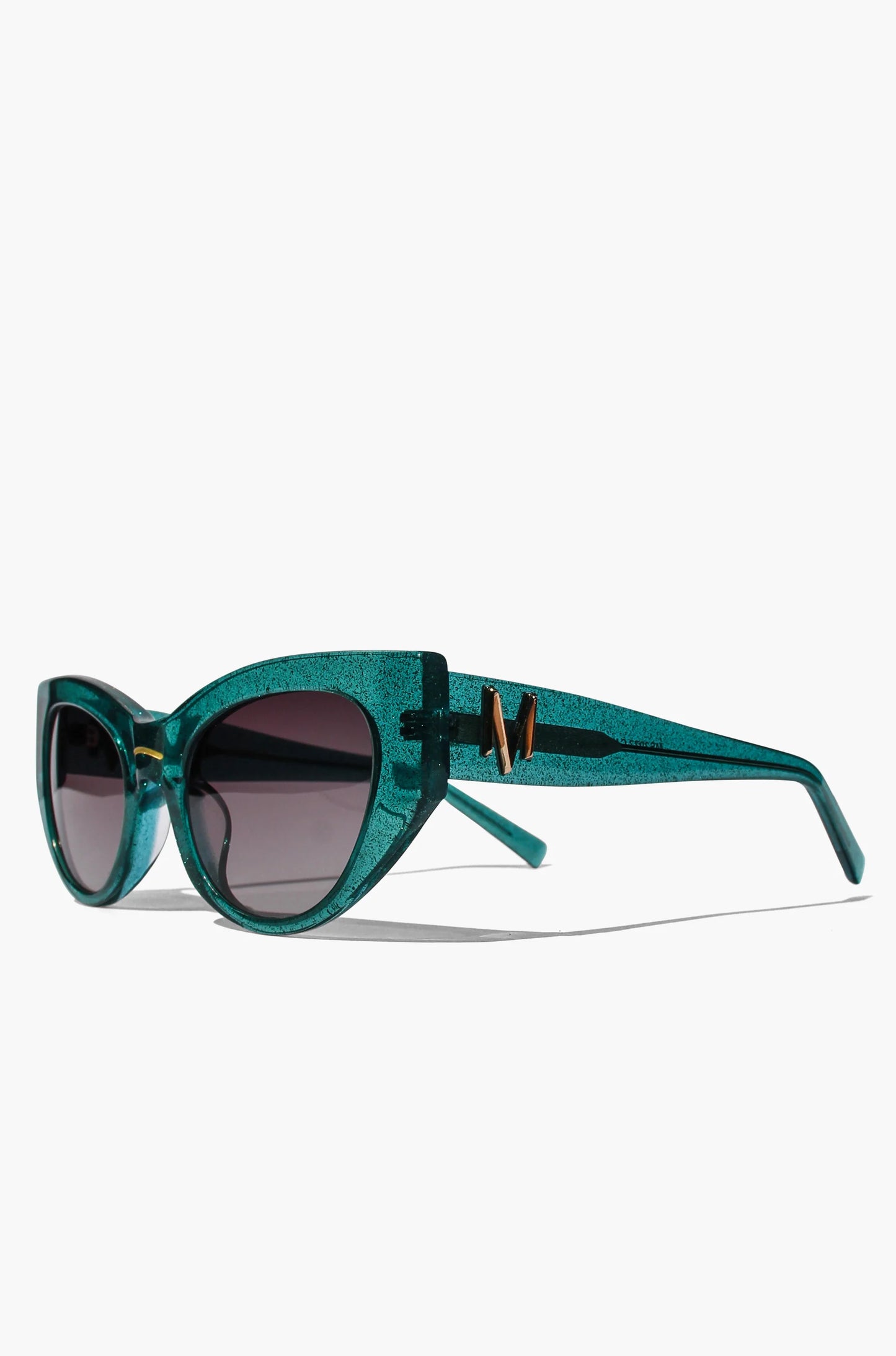 Palace Almond-shaped sunglasses in Shimmer Green