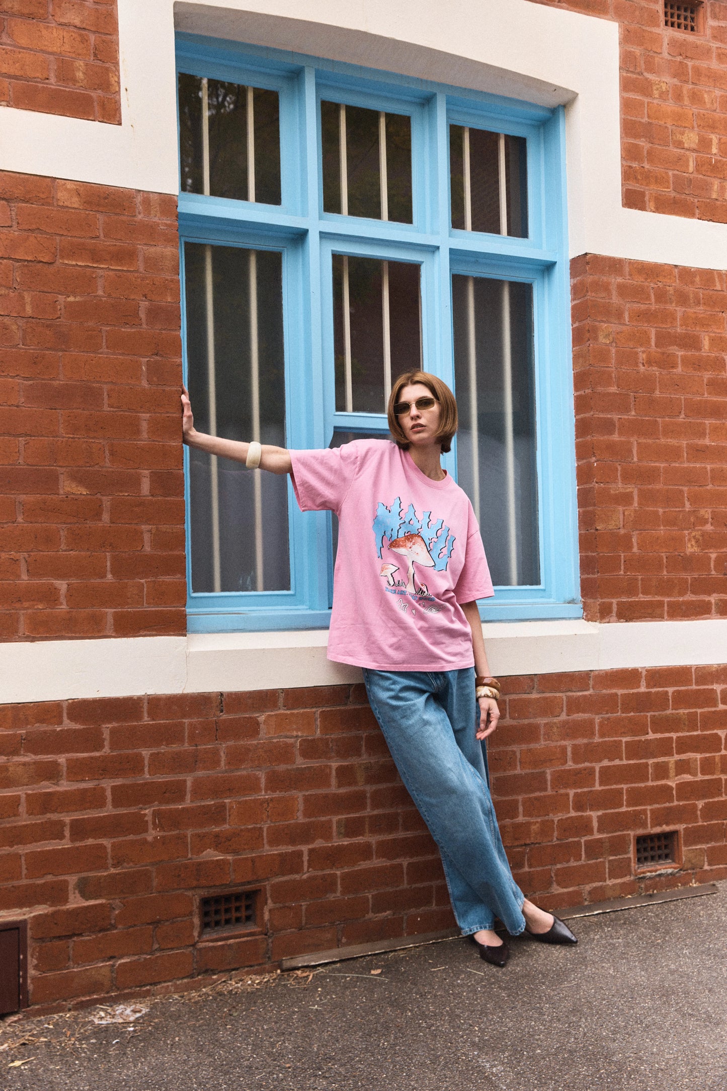 Stay Weird Oversized Tee