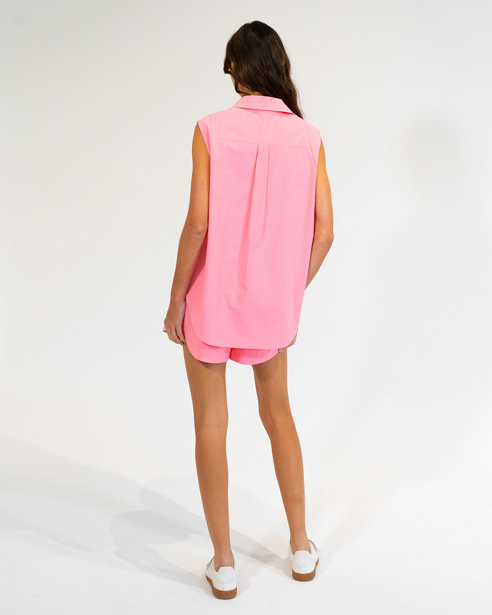 Maui Sleeveless Shirt in Pink