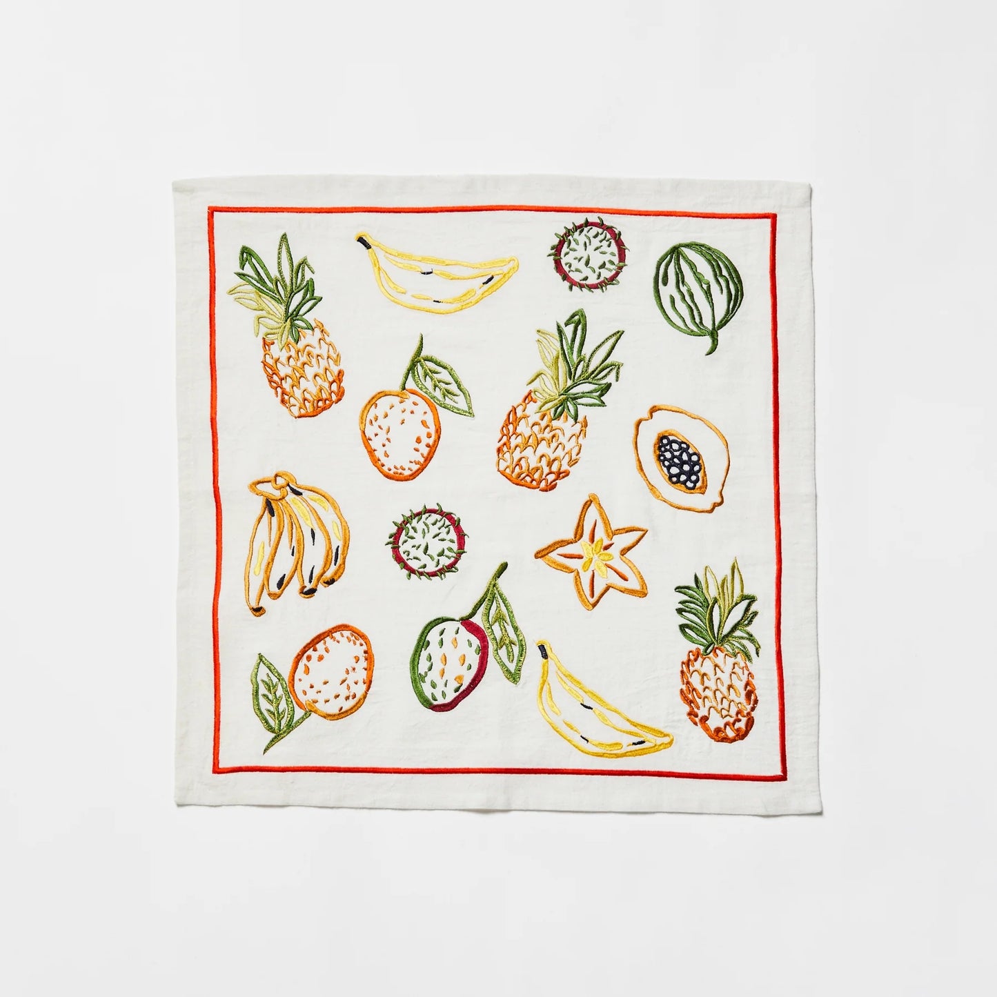 Tropics Multi Embroidered Napkins (set of 6)