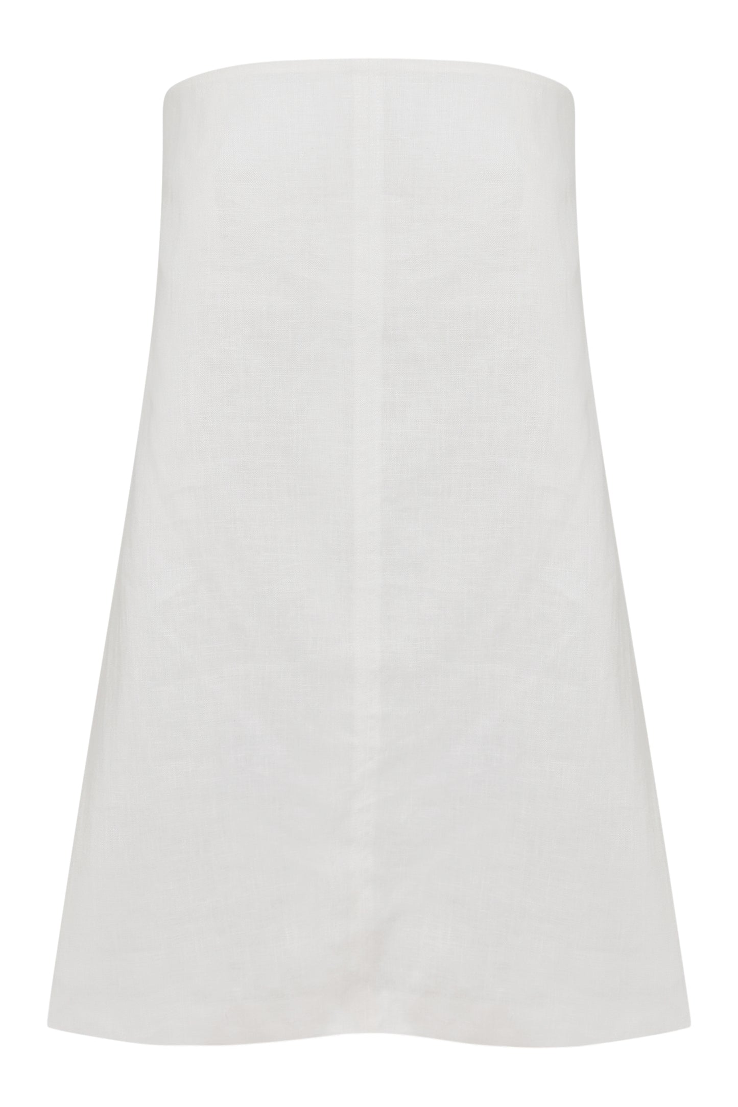Elyse Linen Mini Dress in White