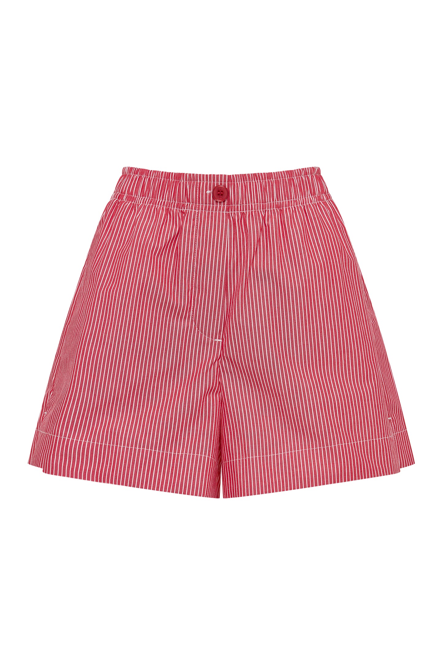 Anouk Stripe Short in Red Stripe