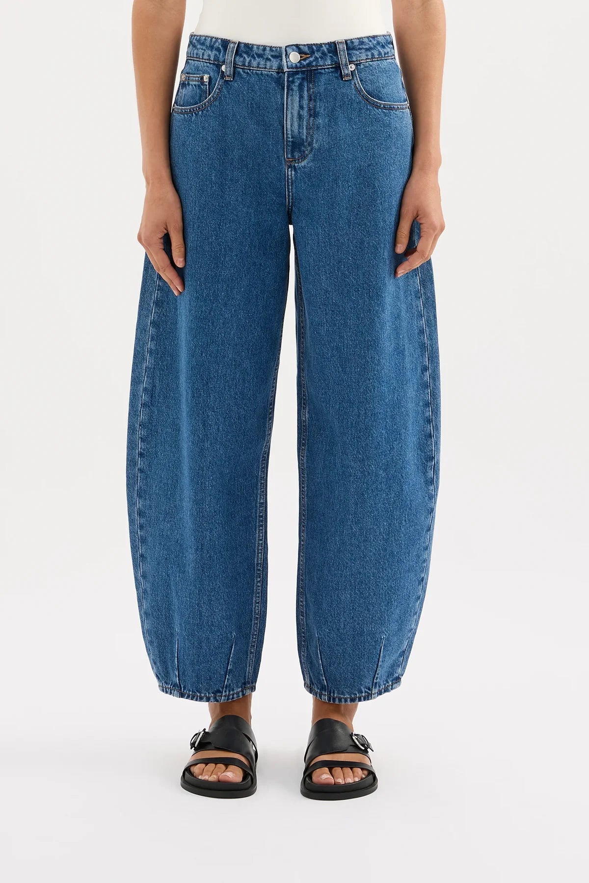 Best Seller - Organic Barrel Jean in Royal Blue