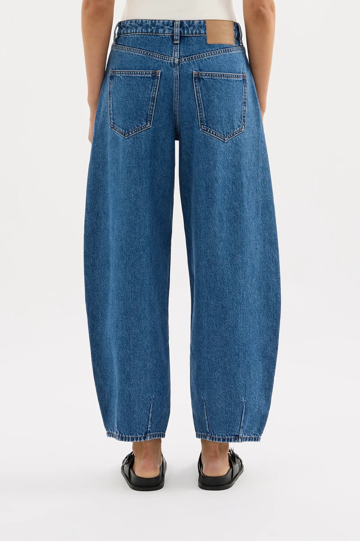 Best Seller - Organic Barrel Jean in Royal Blue