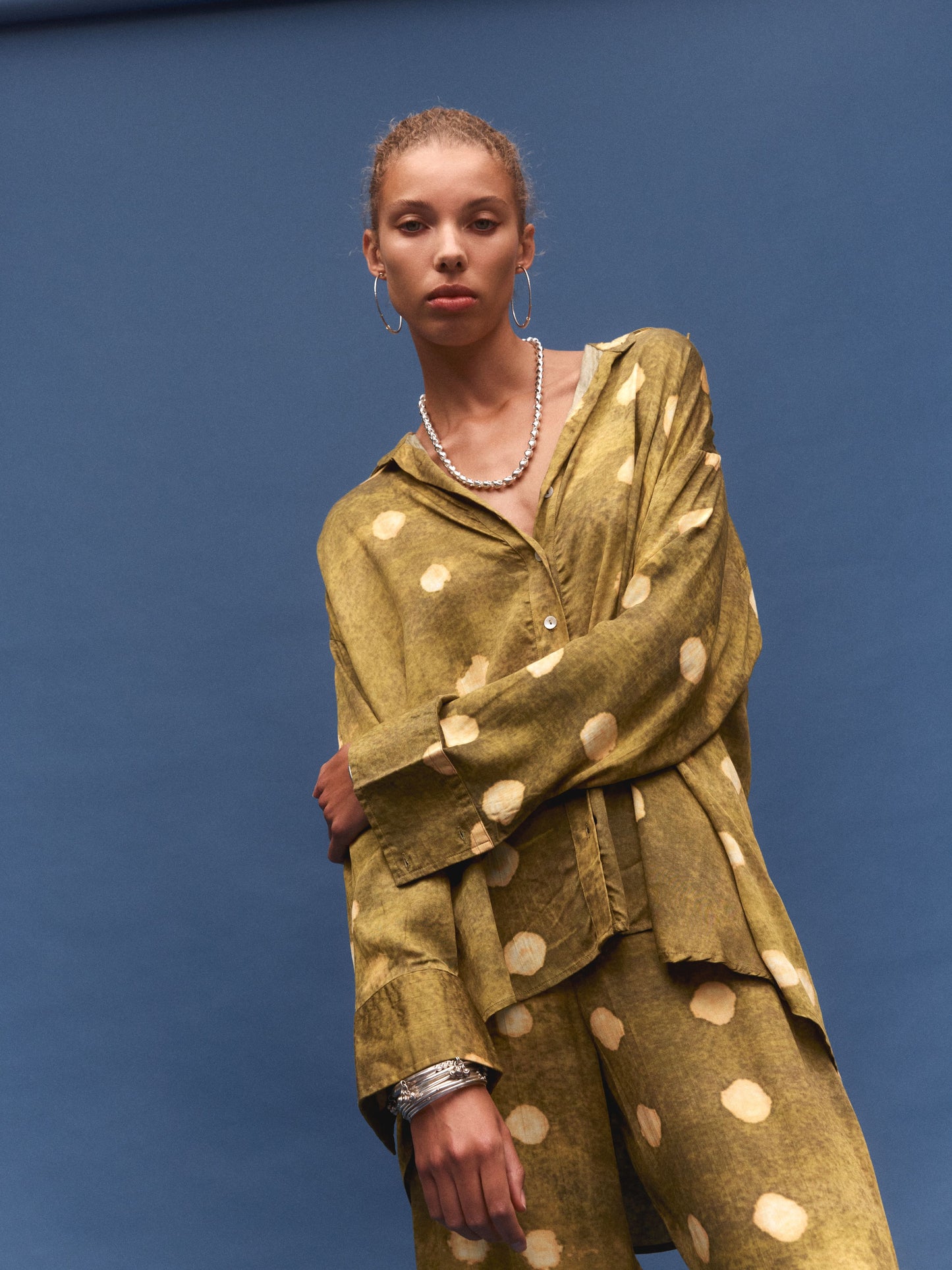 La Olivia Spot Dorato Shirt