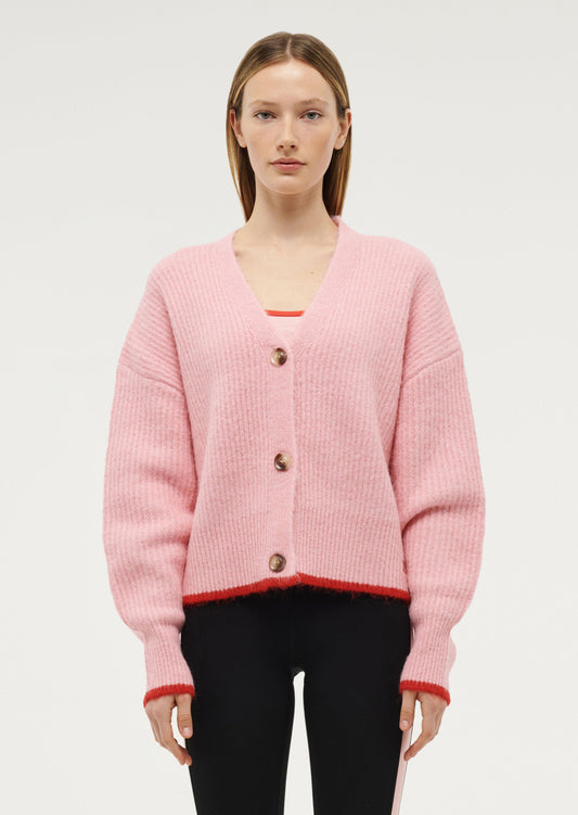 Illuminate Knit Cardigan in Crystal Rose