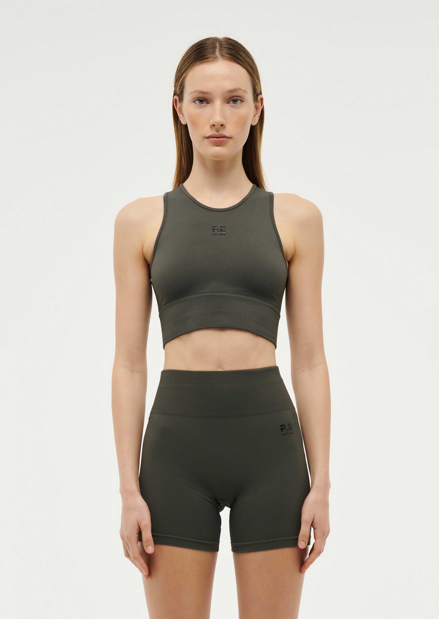 Restore Seamless Sports Bra in Gunmetal