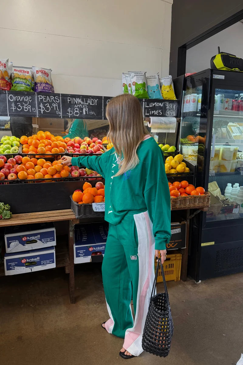 Mallorca Track Pant in Sea Green