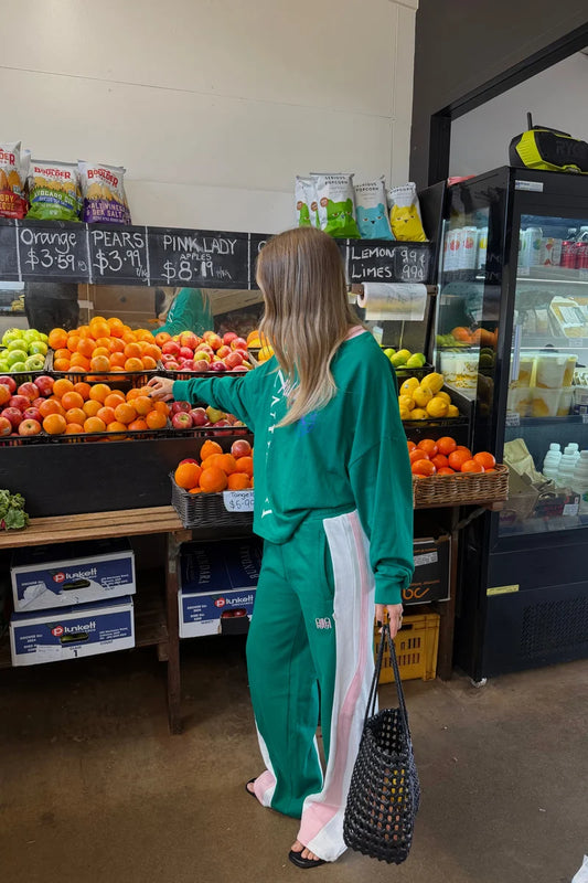 Mallorca Track Pant in Sea Green