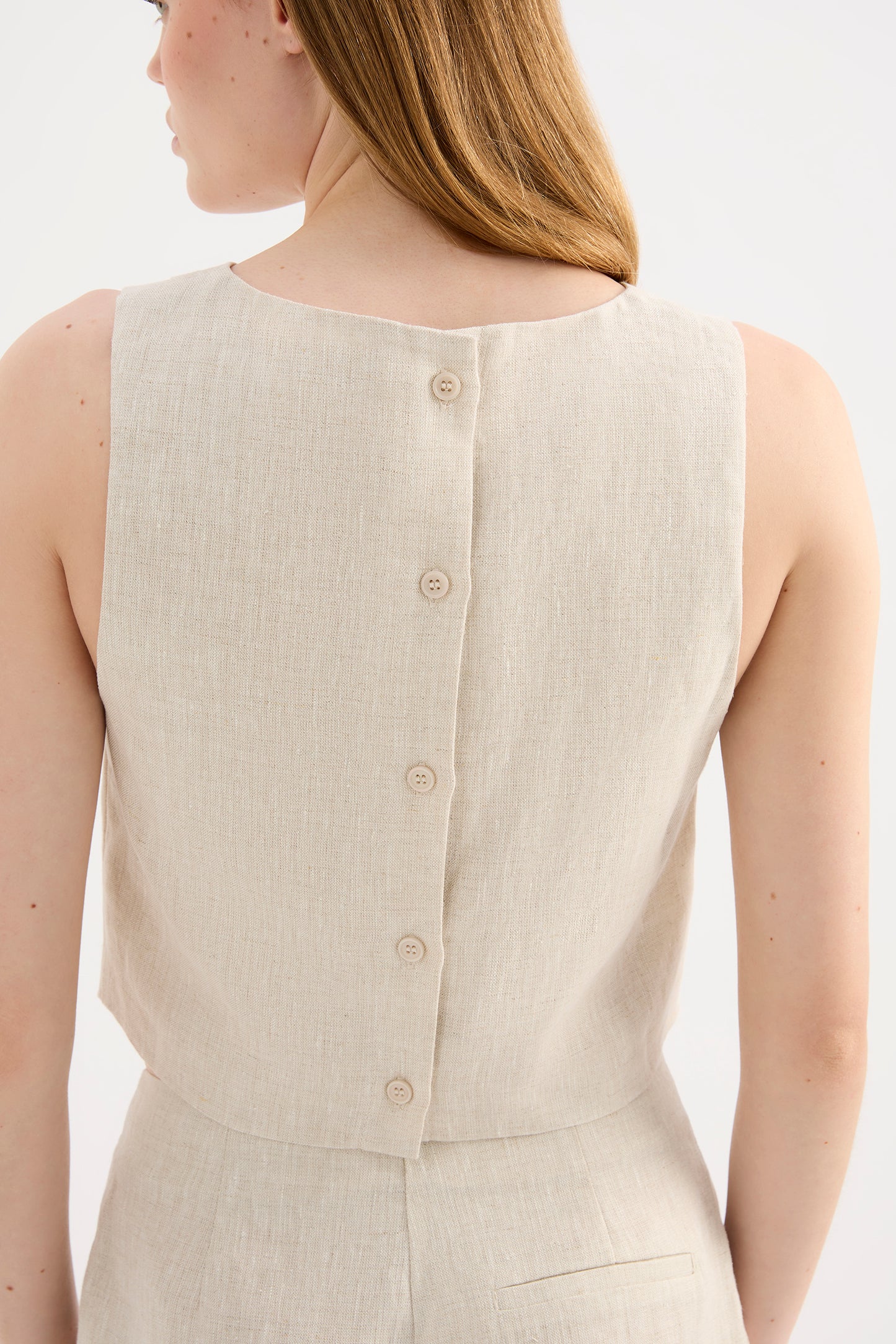 Marli Linen Top