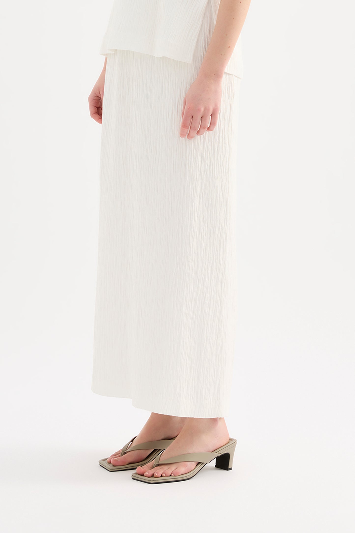 Danika Maxi Skirt in Salt