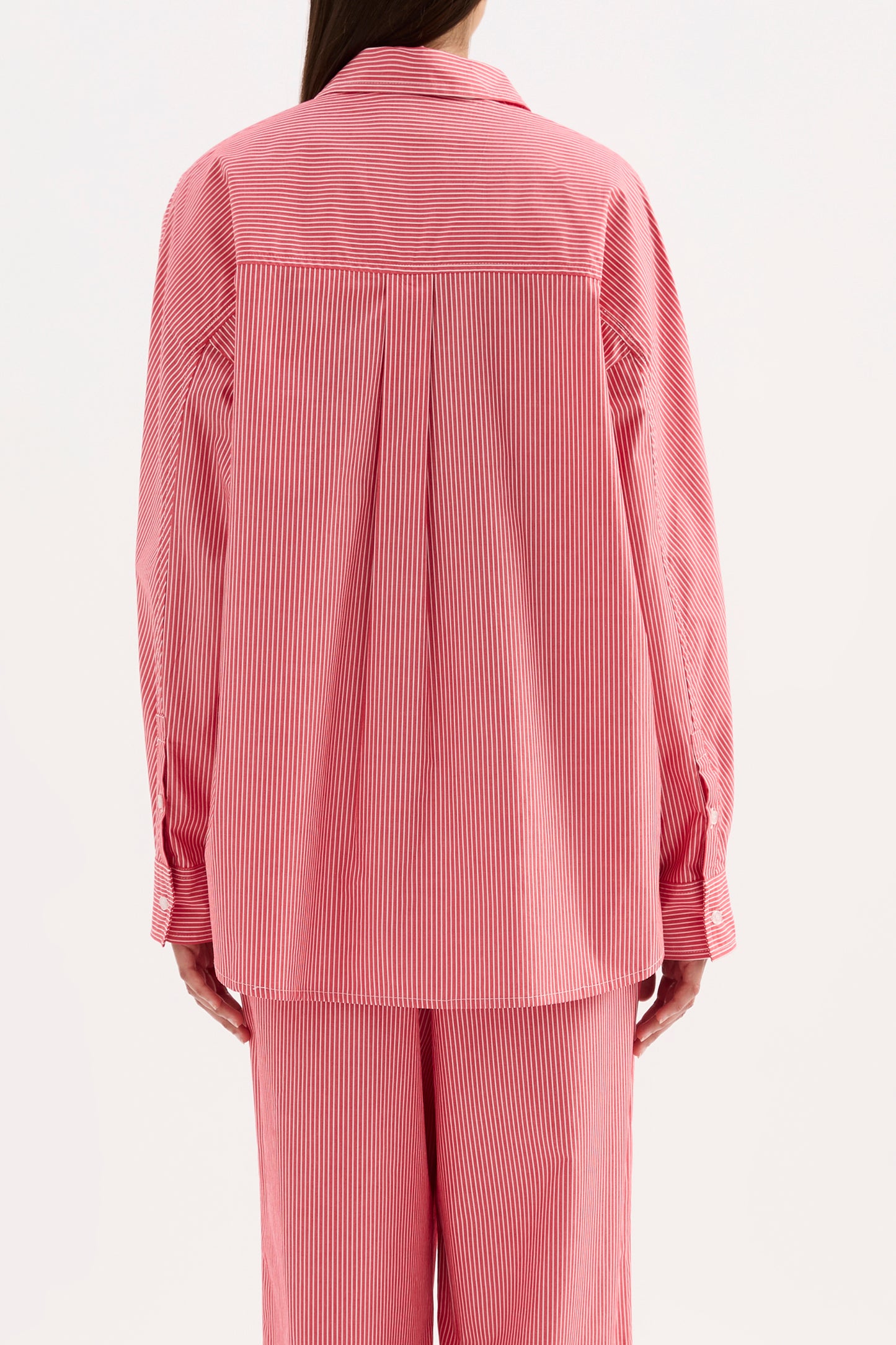 Anouk Stripe Shirt in Red Stripe