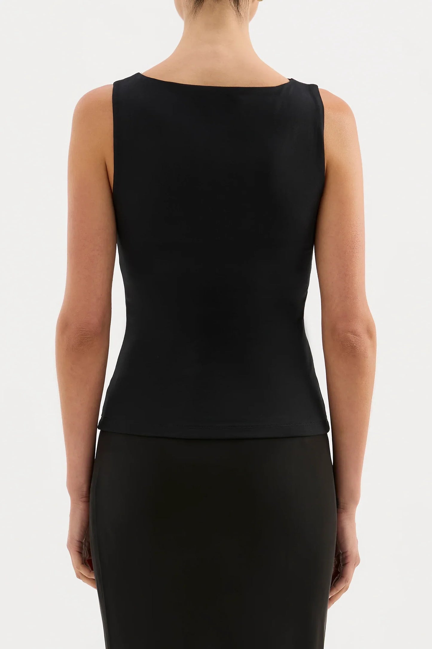 Lois Organic Tank in Black