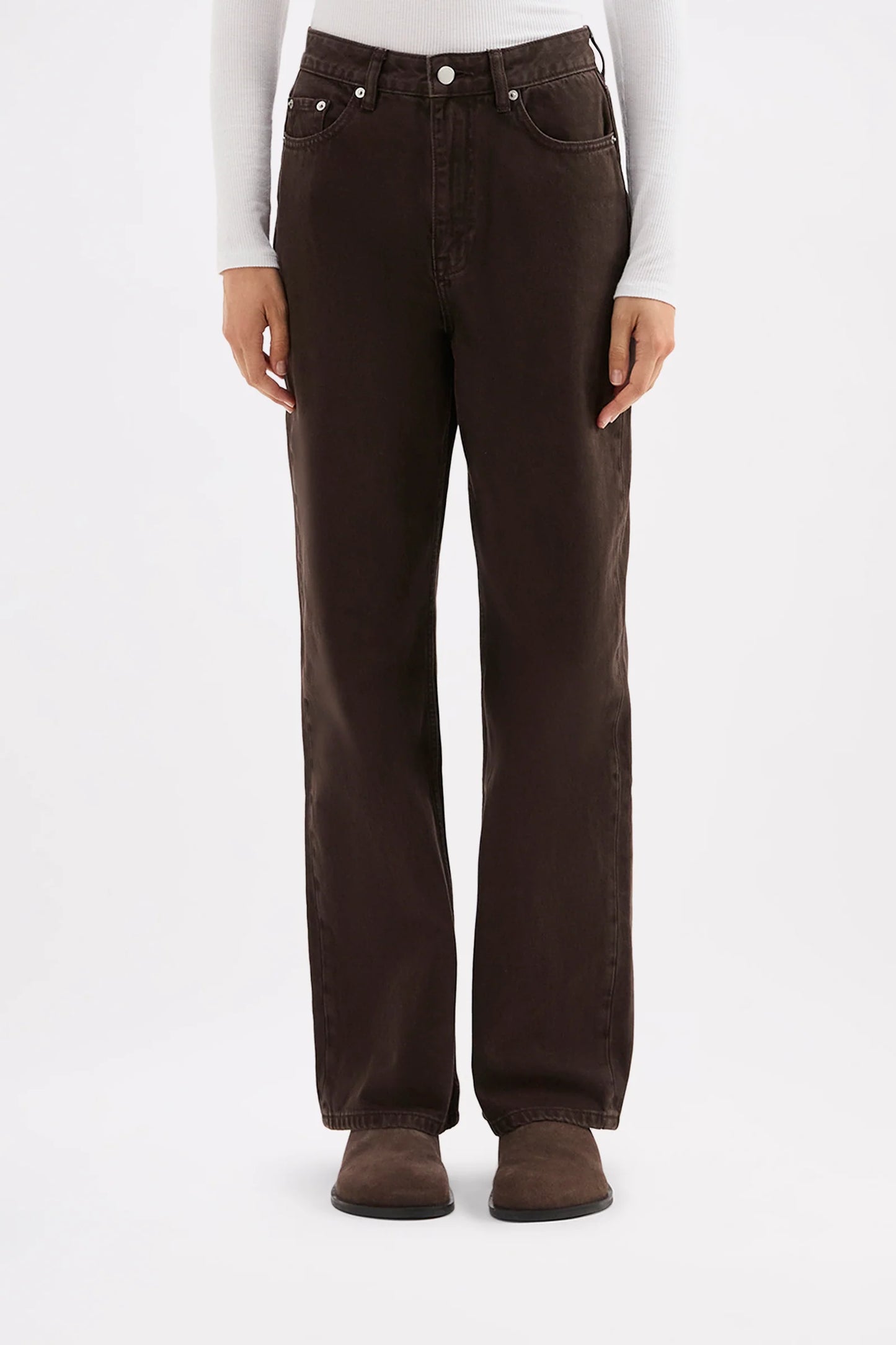 Organic Relaxed Jean in Espresso