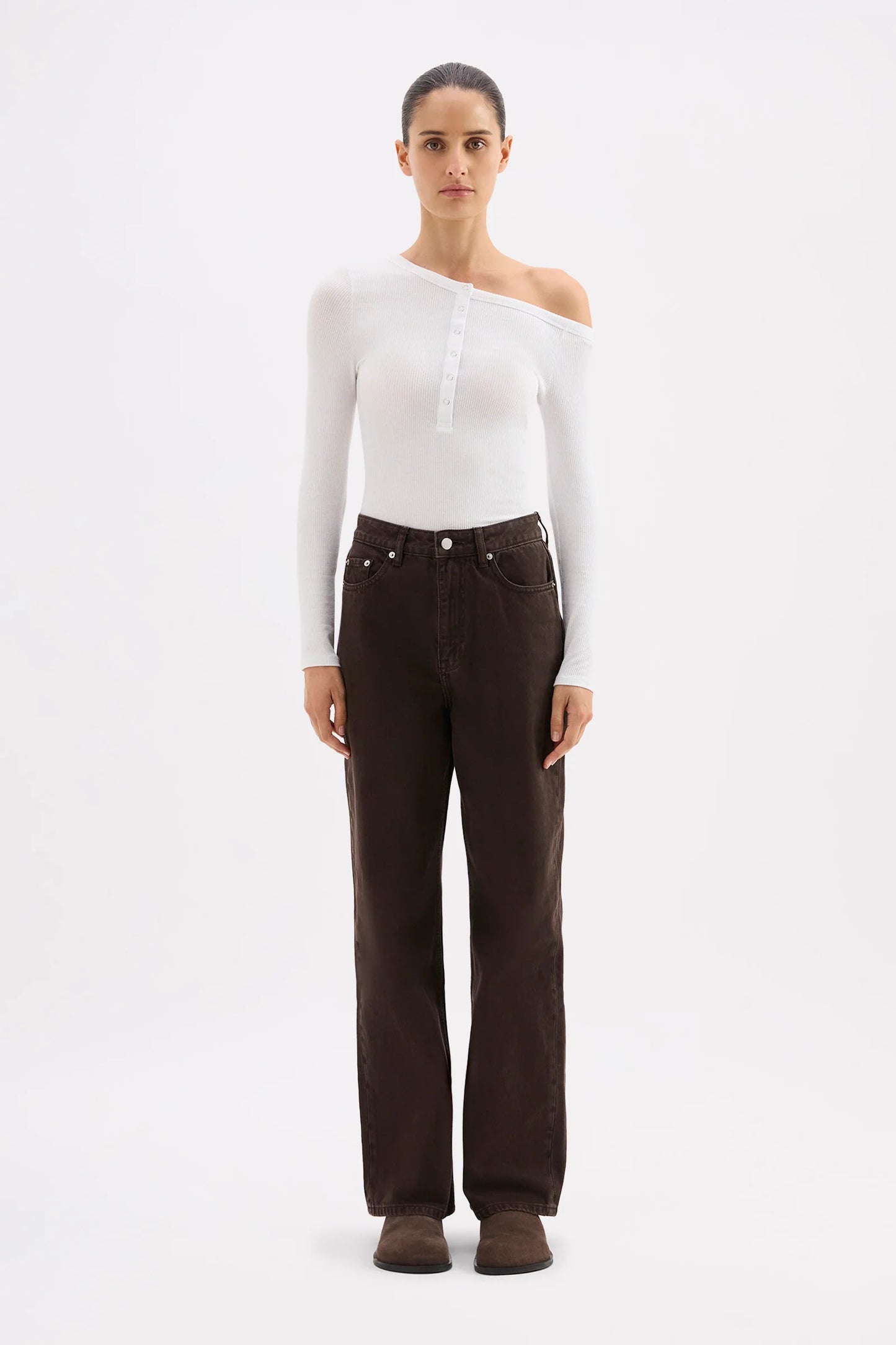 Organic Relaxed Jean in Espresso