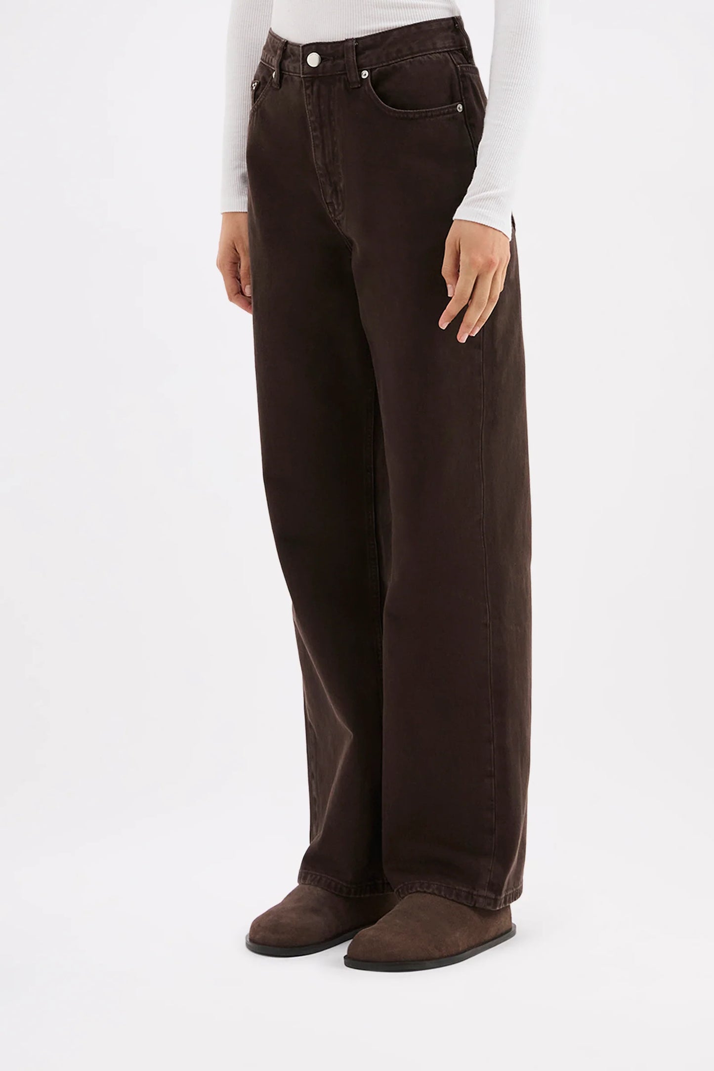 Organic Relaxed Jean in Espresso