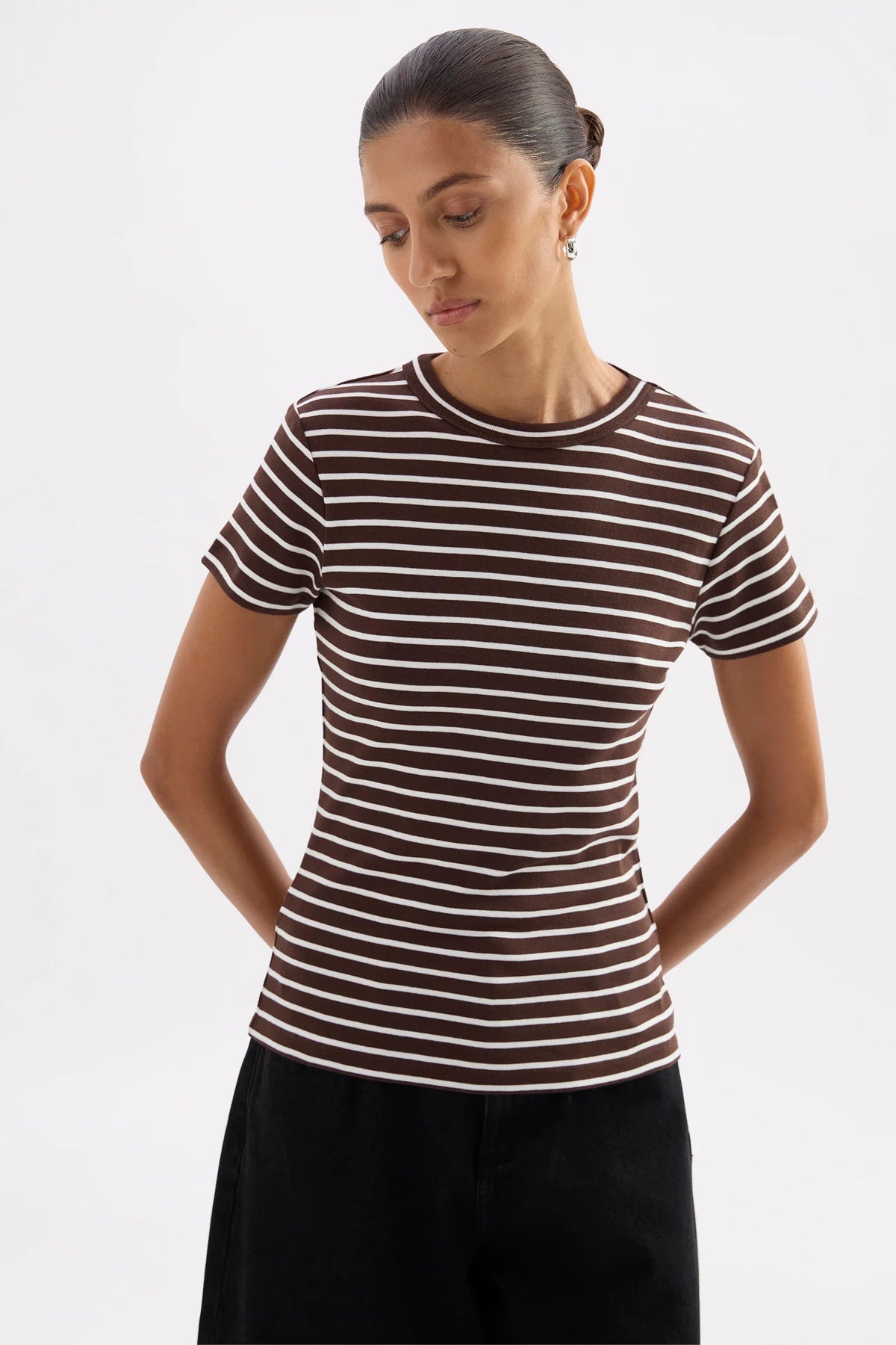 Organic Stripe Baby Tee