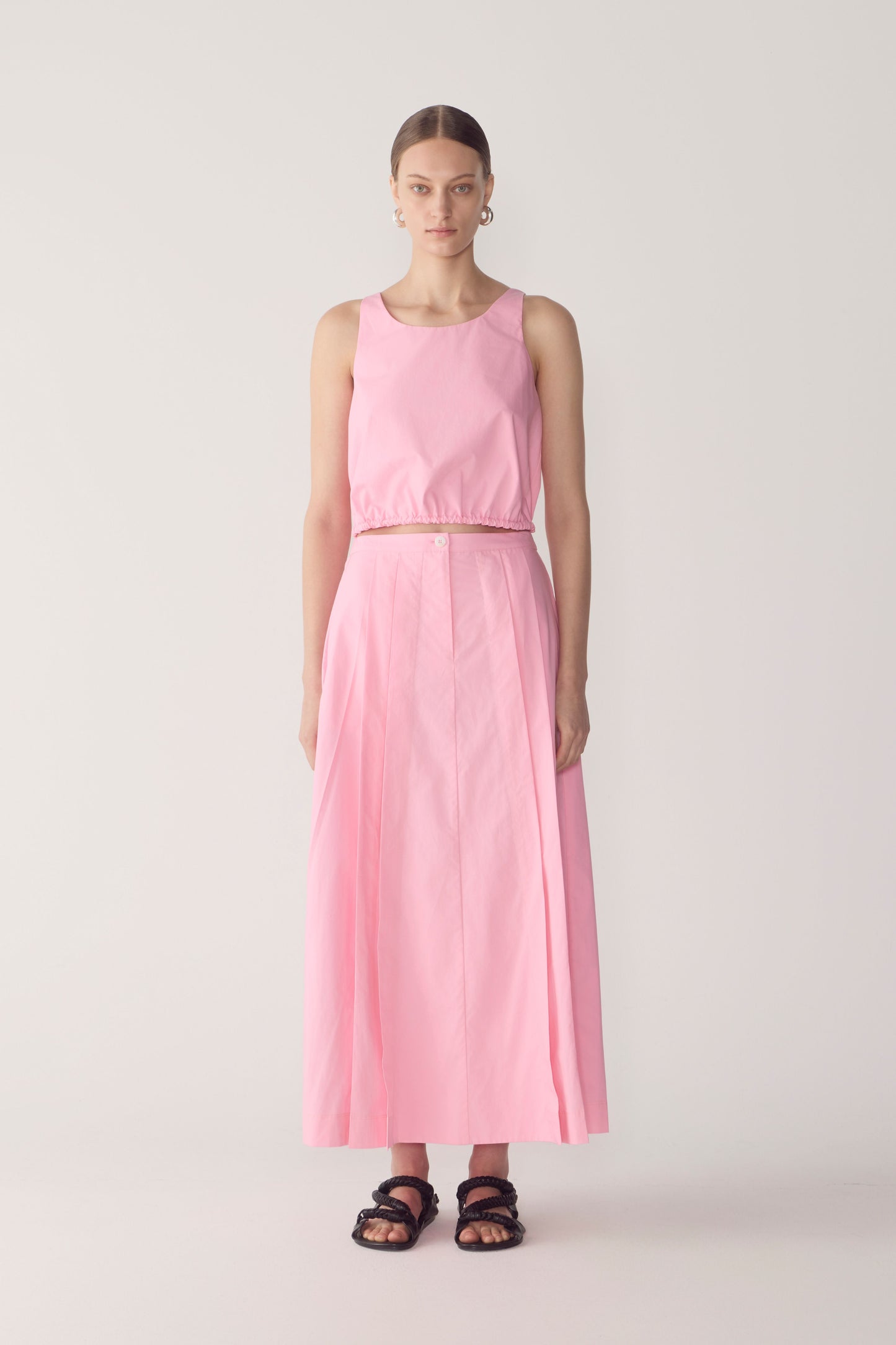 Simone Skirt in Taffy Cotton Tencel