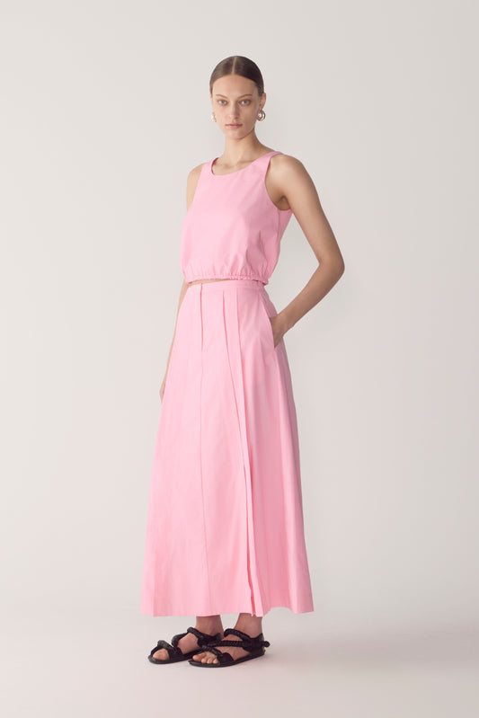 Simone Skirt in Taffy Cotton Tencel