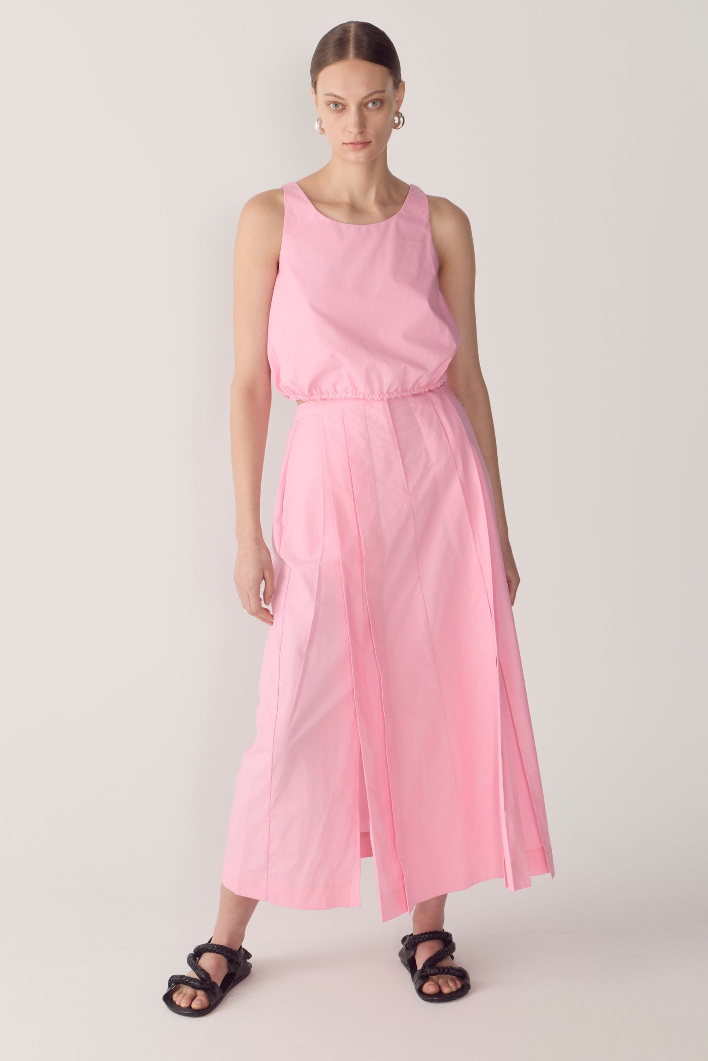Simone Skirt in Taffy Cotton Tencel