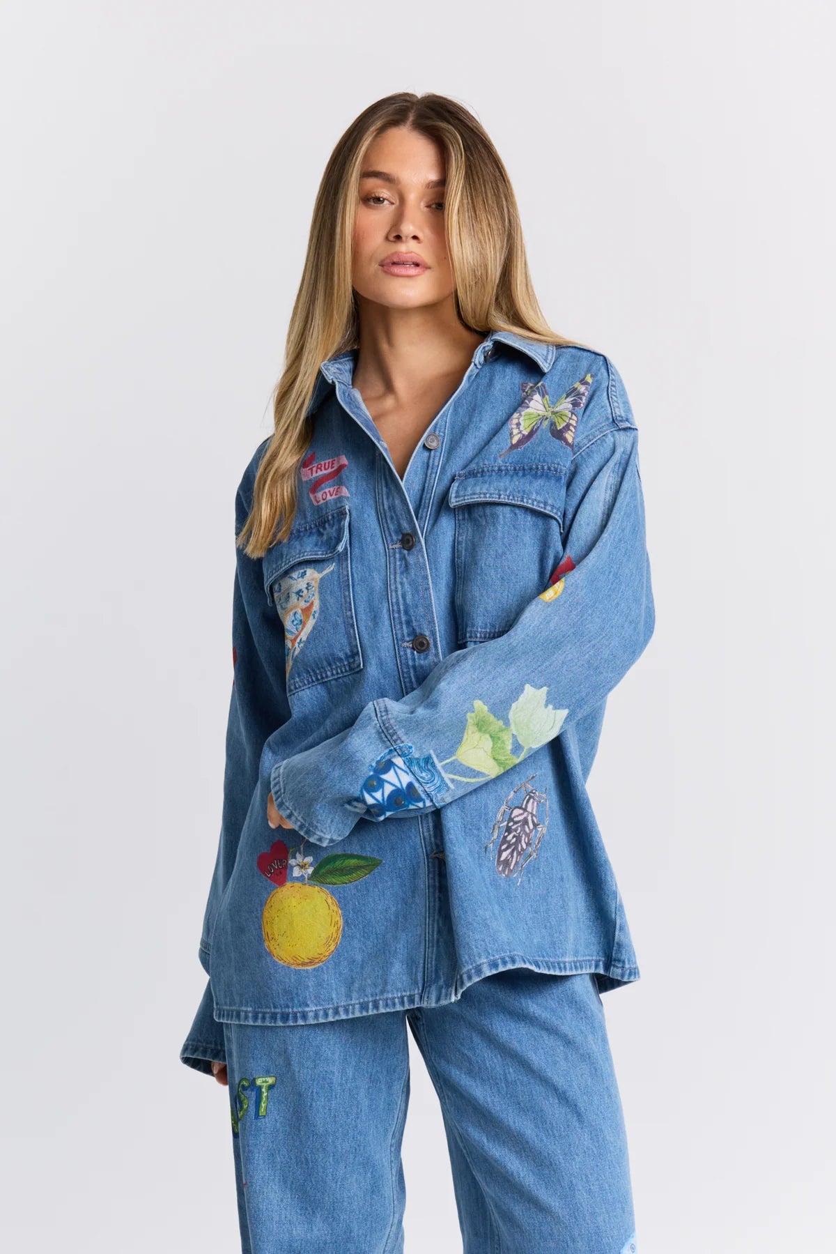 Tattoo Denim Jacket