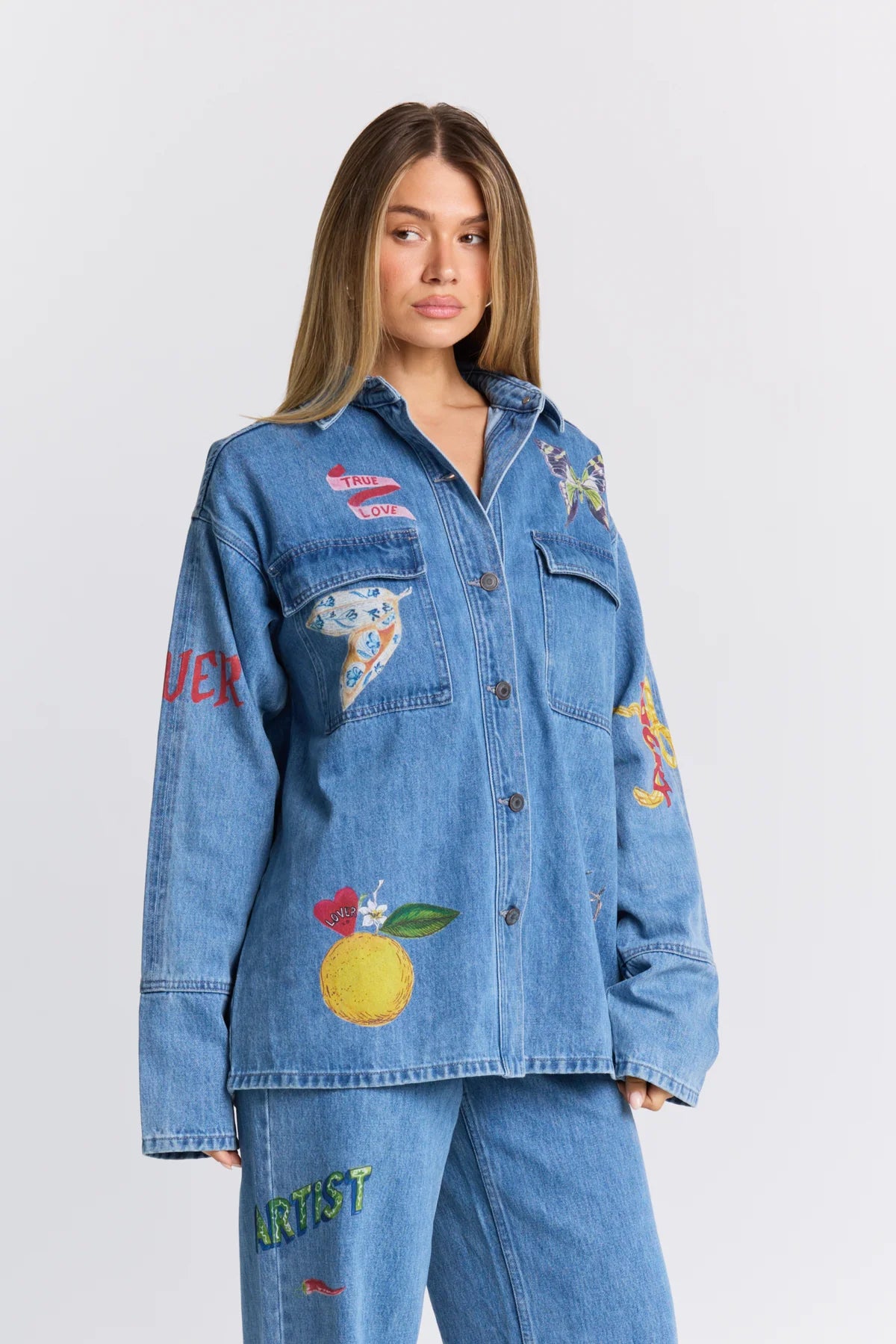 Tattoo Denim Jacket