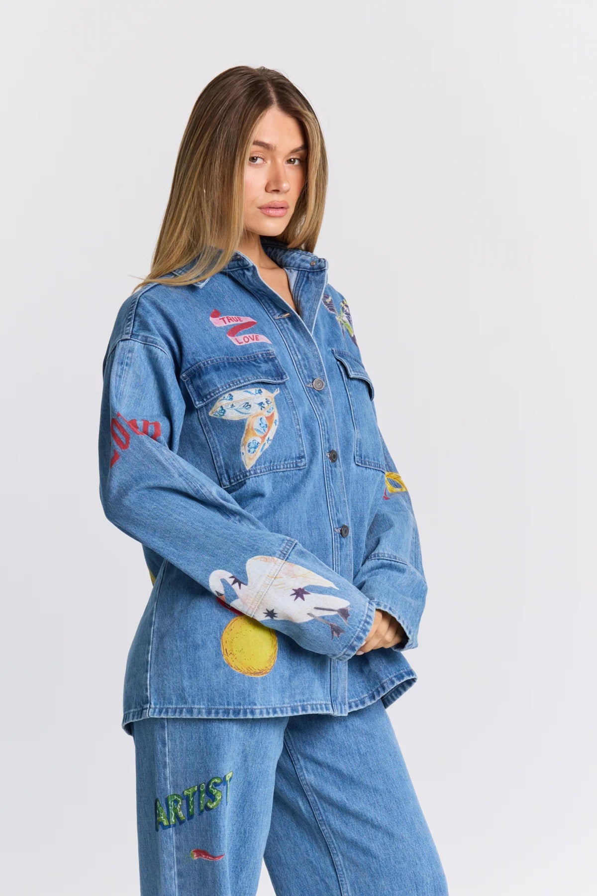 Tattoo Denim Jacket