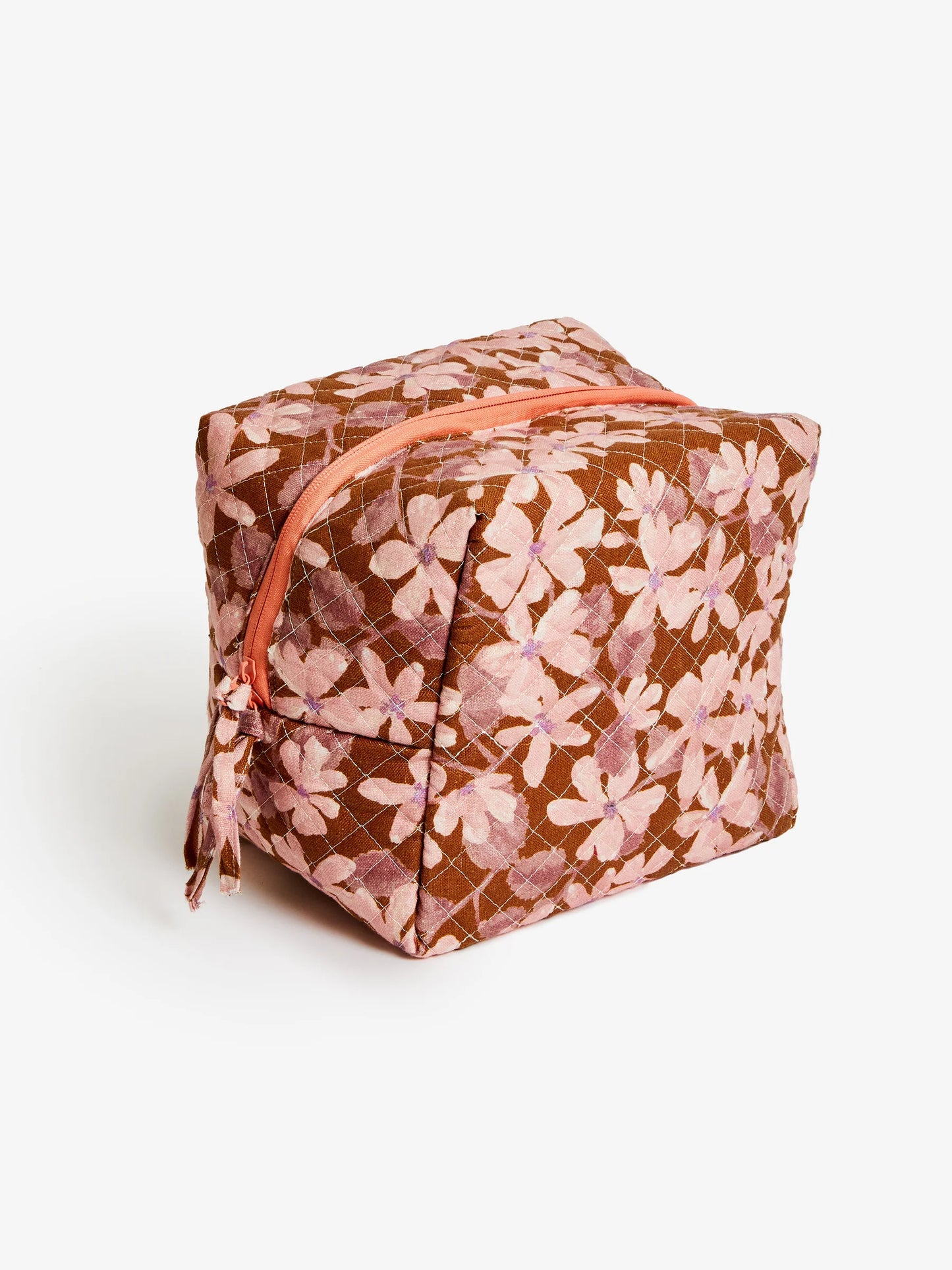 Violet Tan Large Toiletry Bag