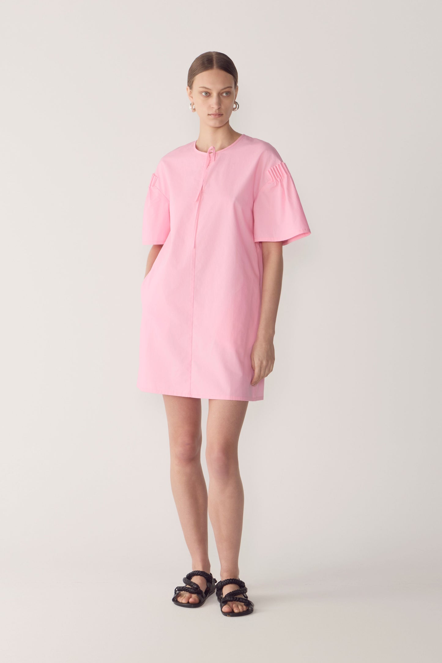 Zuri Dress in Taffy Cotton Tencel