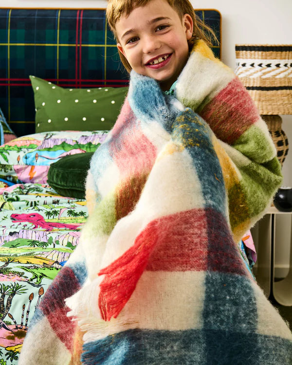 Cabin Tartan Cosy Blanket