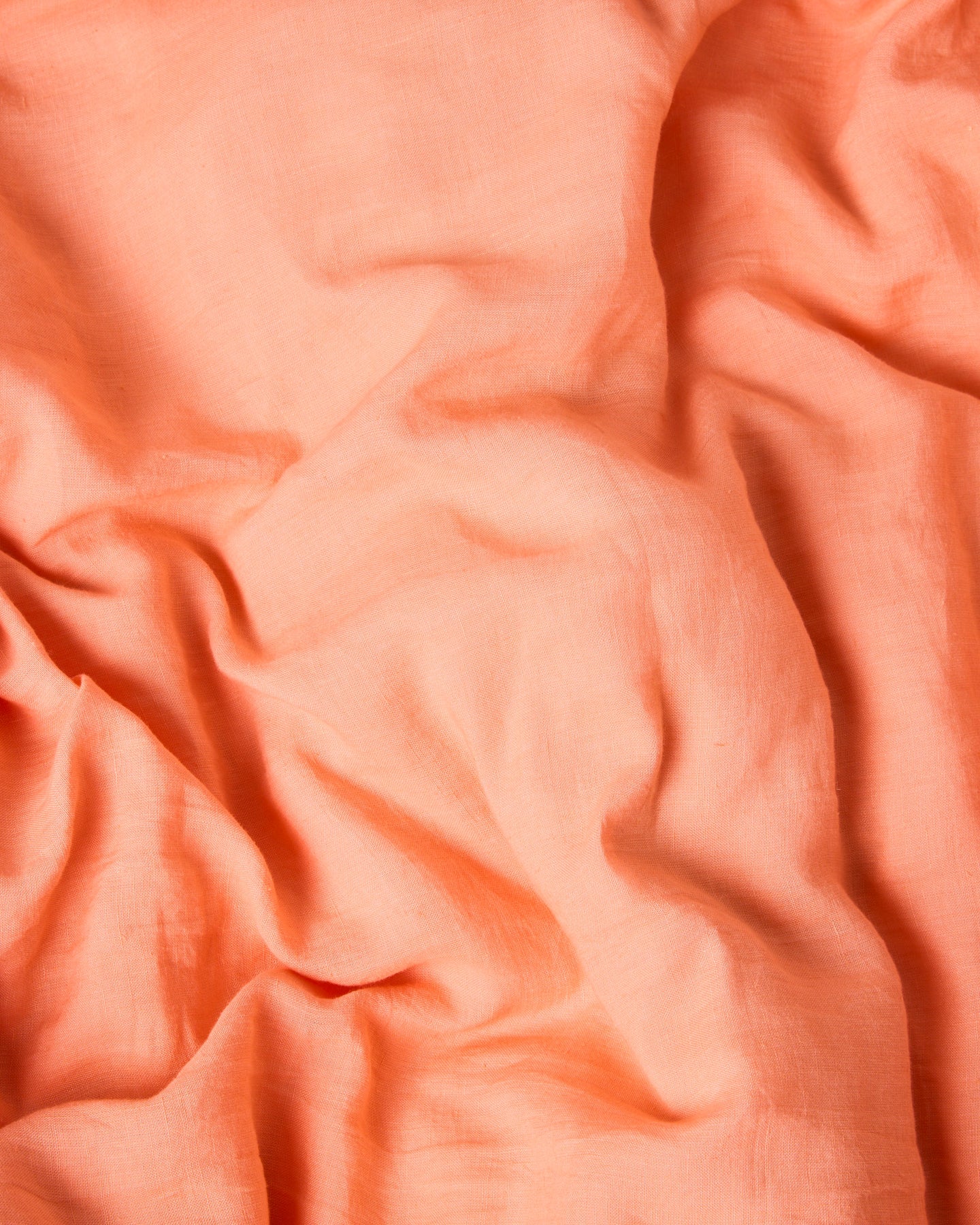 Coral Blossom Linen Flat Sheet