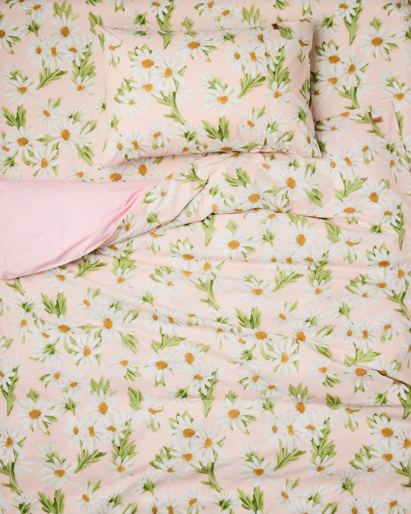 Sweet Daisy Organic Pillow Case Set