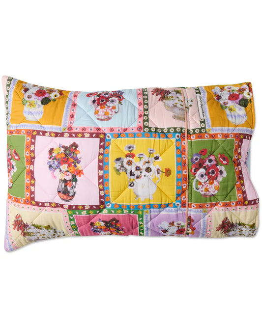 Kip & Co x Margaret Preston Margaret's Vase Organic Cotton Quilted Pillowcases